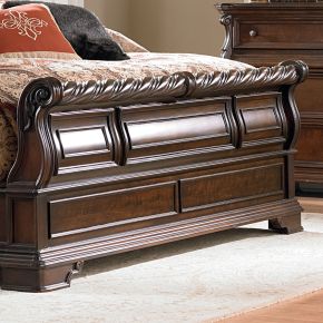 Liberty Furniture 575-BR22F Arbor Place - King Sleigh Footboard - Dark Brown