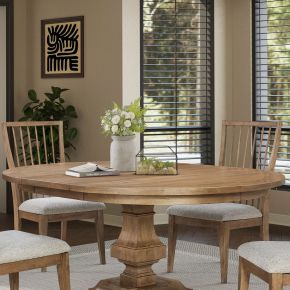 Liberty Furniture 928-T5472 Haven Hills - Round Pedestal Table Top - Camel Beige