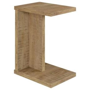 Coaster Fine Furniture 930277 Clower - Engineered Wood C-Shaped Sofa Side Table - Mango