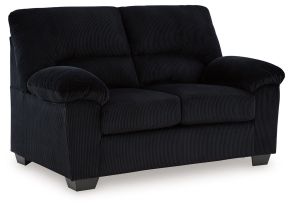 Signature Design by Ashley® 2420435 Simplejoy - Loveseat - Onyx