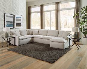 Jackson 1345/62/30/76-11 Harper - 3 Piece Sectional With RSF Chaise - Oyster