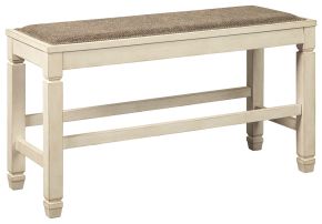 Signature Design by Ashley® D647-09 Bolanburg - Beige - Dbl Counter Uph Bench