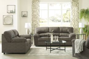 Signature Design by Ashley® 29502/38/35/25 Norlou - Flannel - 3 Pc. - Sofa, Loveseat, Rocker Recliner