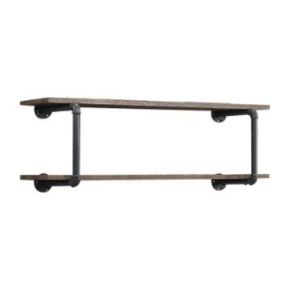ACME 35888 Brantley - Wall Rack - Antique Oak & Sandy Gray