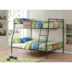 ACME 37725 Brantley - Bunk Bed - Sandy Black & Dark Bronze Hand-Brushed