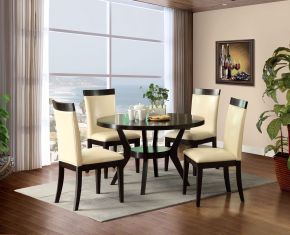 Furniture of America CM3424T Downtown - Round Dining Table - Espresso