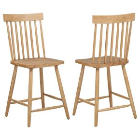 Coaster Fine Furniture 122509 Andrews - Windsor Counter Height Dining Side Chair (Set of 2) - Light Ash