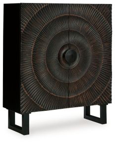 Signature Design by Ashley® A4000660 Fosterman - Accent Cabinet - Distressed Black