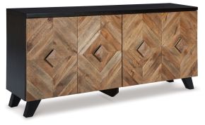 Ashley Furniture A4000031 Robin Ridge - Accent Cabinet - Brown / Beige