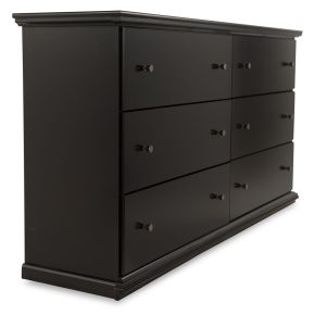 Signature Design by Ashley® B138-31 Maribel - Six Drawer Dresser - Black