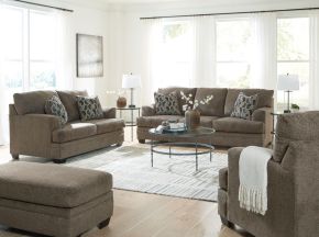 Signature Design by Ashley® 59505/38/35/23/14 Stonemeade - Nutmeg - 4 Pc. - Sofa, Loveseat, Chair And A Half, Ottoman