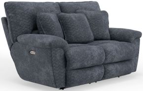Catnapper 61482-1933/38 Paxon - Deep Seat Power Reclining Loveseat With Power Adjustable Headrest - Smoke