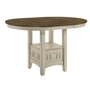 Intercon MI-TA-4260G-RFO-SET Intercon MI-TA-4260G-RFO-SET Mission Casuals - Counter Table - Rustic White / French Oak