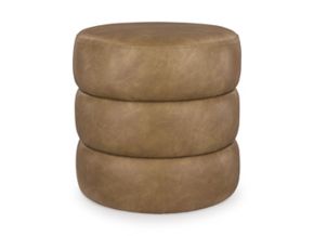 Signature Design by Ashley® A3000791 Ummi - Swivel Accent Ottoman - Caramel