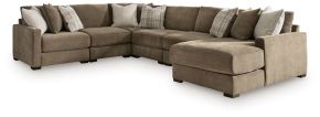 Benchcraft® 68207S15 Camellia-Court - 6-Piece Sectional With RAF Corner Chaise - Coffee