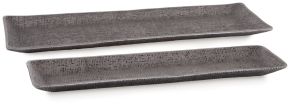 Ashley Furniture A2000590 Garekton - Tray Set (Set of 2) - Pewter Finish