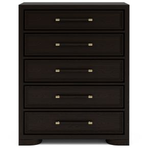 Riverside Furniture 27165 Lydia - 5 Drawer Chest - Dark Brown