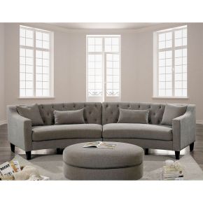 Furniture of America CM6370-SECTIONAL Sarin - Sectional - Warm Gray