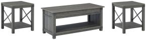 Ashley Furniture T175/9/2(2) Freedan - 3 Pc. - Coffee Table, 2 End Tables - Grayish Brown