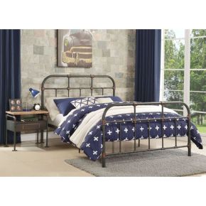 ACME 30735F Nicipolis - Full Bed - Sandy Gray