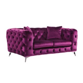 ACME 54906 ACME 54906 Atronia - Loveseat - Purple Velvet