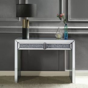 ACME 90505 Noralie - Console Table Faux Diamonds - Mirrored