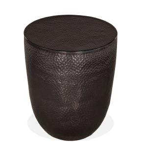 Riverside Furniture 19309 Brixen - Round Side Table - Dark Brown