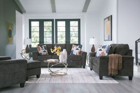 Benchcraft® 25206/38/35/20/14 Benchcraft® 25206/38/35/20/14 Erinslane - 4 Pc. - Sofa, Loveseat, Chair, Ottoman - Dusk