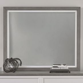 Liberty Furniture 499-BR51 Palmetto Heights - Landscape Mirror - White