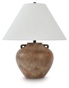 Signature Design by Ashley® L236064 Ferrilby - Poly Table Lamp - Antique Beige