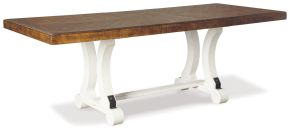 Ashley Furniture D546-35 Valebeck - Rectangular Dining Room Table - White / Brown