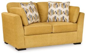 Signature Design by Ashley® 6750635 Keerwick - Loveseat - Sunflower