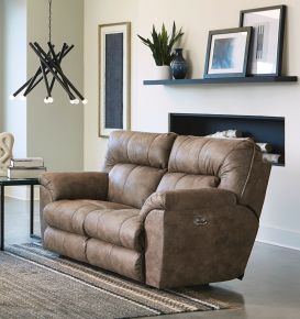 Catnapper 62652-1429/49 Hollins - Power Reclining Loveseat - Coffee