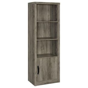Coaster Fine Furniture 707726 Burke - 3-Shelf Engineered Wood Media Tower - Gray Driftwood