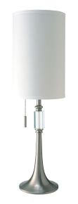 Furniture of America L731182T Aya - Table Lamp - White / Silver
