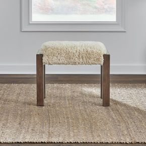 Liberty Furniture 449-OT9001 Broadmore - Upholstered Console Stool - Cobblestone Brown