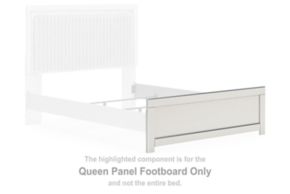 Signature Design by Ashley® PCB3381-54 Zuraleus - Queen Panel Footboard - White