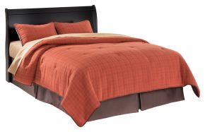 Ashley Furniture B128-77 Huey Vineyard - Queen Sleigh Headboard - Black