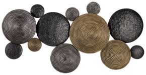 Ashley Furniture A8010284 Emsley - Wall Decor - Metallic / Black / Gray