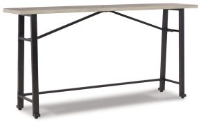Signature Design by Ashley® D336-52 Karisslyn - Whitewash / Black - Long Counter Table