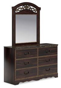 Signature Design by Ashley® B1055B1 Glosmount - Two-tone - Dresser And Mirror