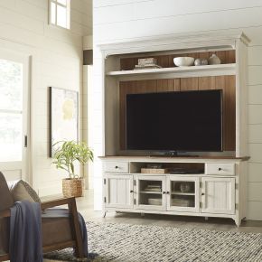 Liberty Furniture 652-ENT-OEN Farmhouse Reimagined - Entertainment Center - White