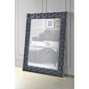 ACME 24237 Dante - Accent Floor Mirror - Gray Velvet