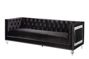 ACME 56995 Heibero - Sofa - Black Velvet - 31"