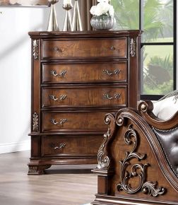 Furniture of America CM7478CH-C Esparanza - Chest - Brown Cherry