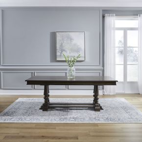 Liberty Furniture 512-DR-TRS Arden Road - Trestle Table Set - Satin Cherry