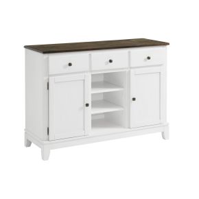 Intercon KA-CA-5436-GWH-C Kona - Sideboard - Gray / White