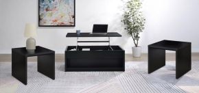 Coaster Fine Furniture 706228-S3 Knapp - 3 Piece Lift Top Coffee Table Set - Black