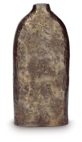 Signature Design by Ashley® A2000822 Wallmond - Vase - 15.75" - Antique Brass Finish