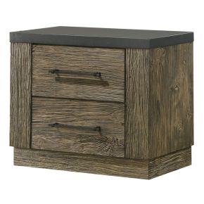 ACME BD06003 Lance - Nightstand - Tree Bark